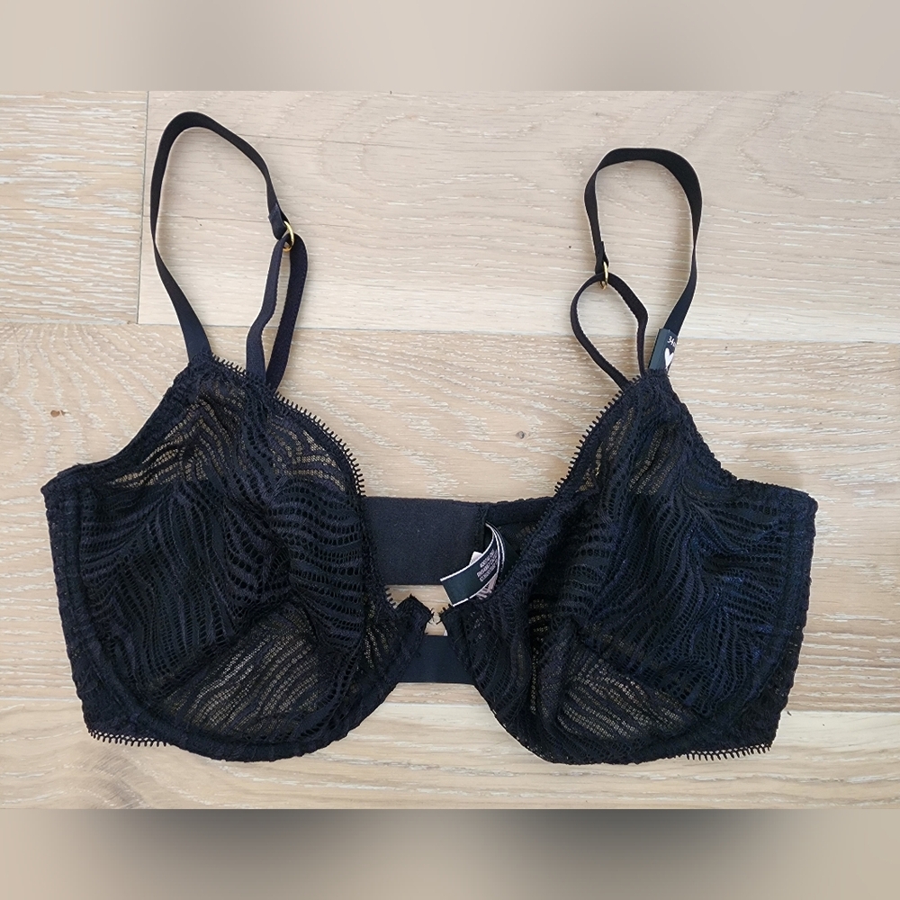 NWT!!! VICTORIA'S SECRET UNLINED DEMI BRA WOMENS SIZE 34DD